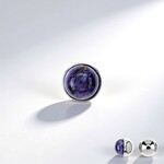 Ciondolo in argento con Charoite (dagen)