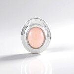 Ciondolo in argento con Opale Rosa (MONOSONO COLLECTION)