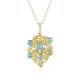 Pendentif en argent et Turquoise Sleeping Beauty