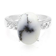 Dendriten-Achat-Silberring