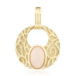 Colgante en plata con Piedra de luna melocotón (TPC)