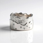 Bague en argent et Diamant I2 (H) (de Melo Essence)