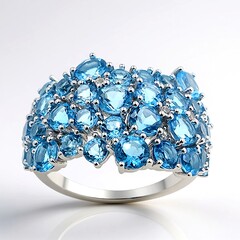 Anello in argento con Topazio Marambaia (de Melo)