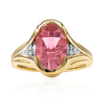 Kalifornischer Pinkfarbener Turmalin-Goldring (Amanda Adkins)