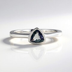 Anello in argento con Tanzanite (non riscaldata)