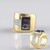 Anello in argento con Fluorite Bicolore