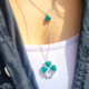 Collana in argento con Agata