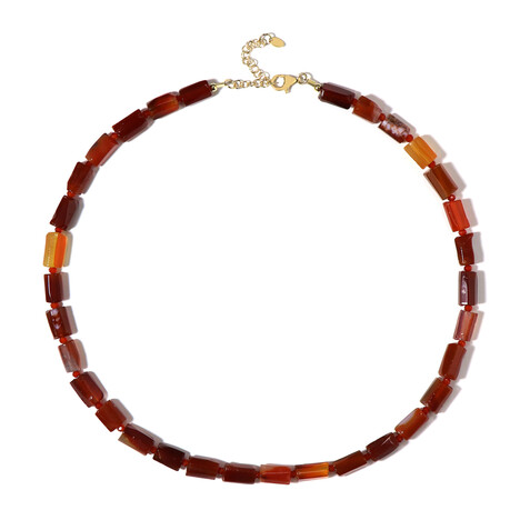 Carnelian Silver Necklace