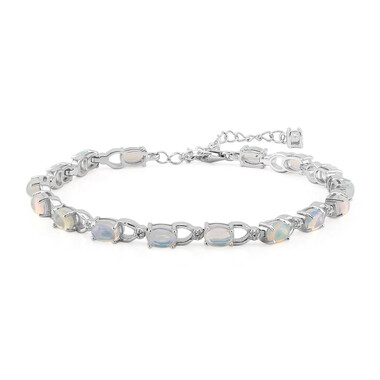 Bracciale in argento con Opale di Welo