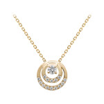 Gouden halsketting met een SI2 (H) Diamant (CIRARI)