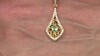 Colgante en plata con Esmeralda de Colombia