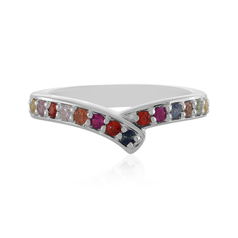 Anillo en plata con Zafiro