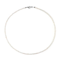 Collar en plata con Topacio blanco