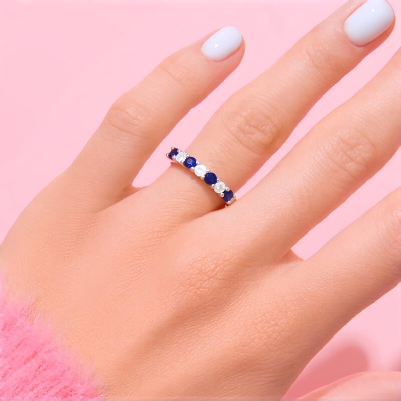 Blauer Ceylon-Saphir-Goldring