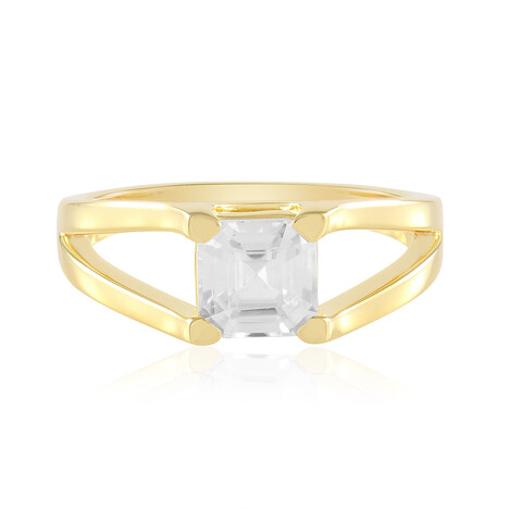 Zilveren ring met een zirkoon