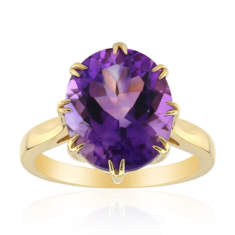 Marokkanischer Amethyst-Goldring