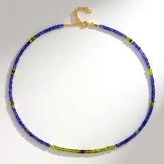 Collana in argento con Tanzanite