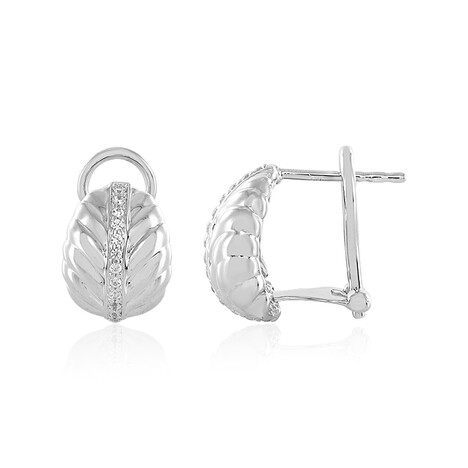 Pendientes en plata con Zircón