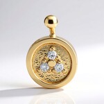 Accessorio in argento con Diamante SI1 (G) (Annette)