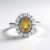 Anello in argento con Berillo Giallo