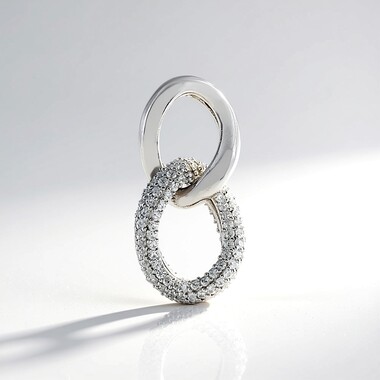 Ciondolo in argento con Zircone (MONOSONO COLLECTION)