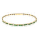 14K AAA Kenya Tsavorite Gold Bangle (CIRARI)