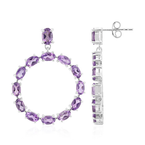 Amethyst-Silberohrringe