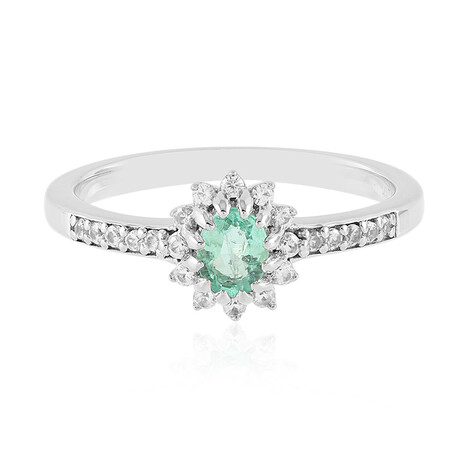 Kolumbianischer Smaragd-Silberring