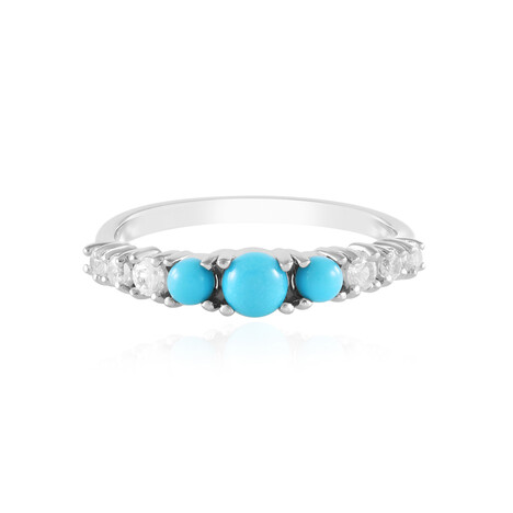 Sleeping Beauty-Türkis-Silberring (Faszination Türkis)
