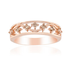 Bague en or et Diamant rose de France SI1 d'Argyle 