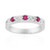 Anillo en plata con Rubí de Birmania (Pallanova)