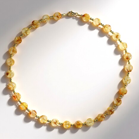 Collana in argento con Citrino