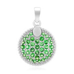 Ciondolo in argento con Tsavorite AAA del Kenia