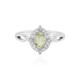 Anello in argento con Granato Menta Merelani