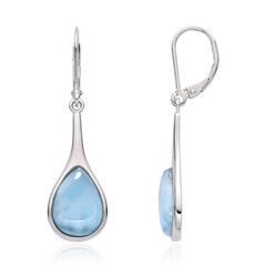 Orecchini in argento con Larimar