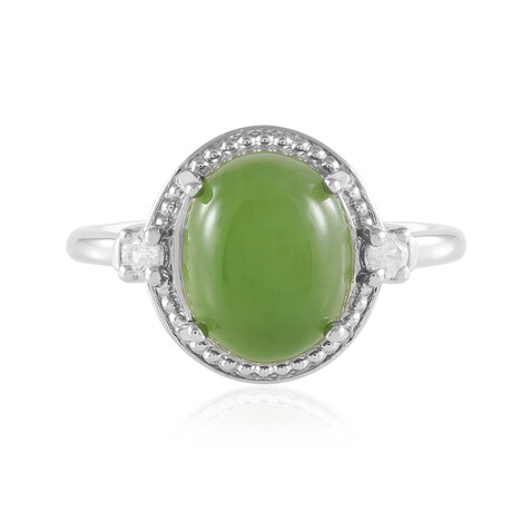 Kanadische Jade-Silberring