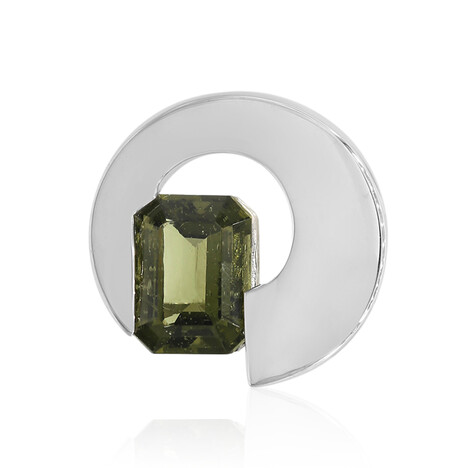 Moldavit-Silberanhänger