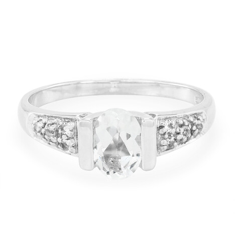 Anello in argento con Berillo Himalayano