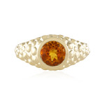 Madeira-Citrin-Silberring