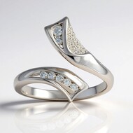 Anello in argento con Topazio Bianco (TPC)