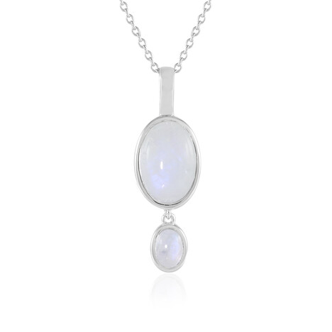 Blauer Mondstein-Silberhalskette (KM by Juwelo)