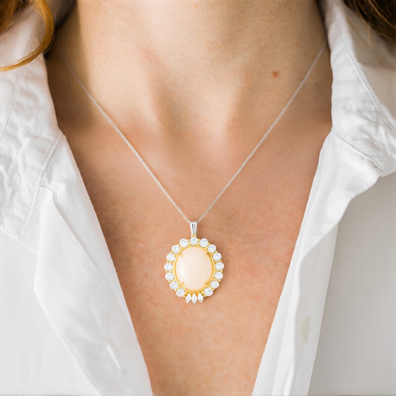 Colgante en plata con Ópalo de Welo