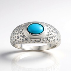 Anello in argento con Turchese (MONOSONO COLLECTION)