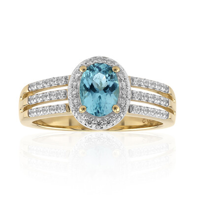 Anello in oro con Tormalina Petrolio (Mark Kaufman)