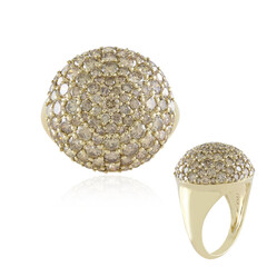 I2 Champagner-Diamant-Goldring (KM by Juwelo)