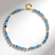 Collana in argento con Acquamarina Brasiliana