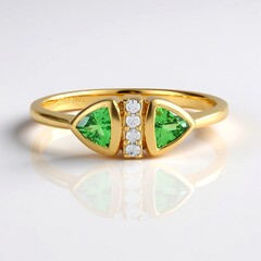 Anello in argento con Lemshuku Tsavorite