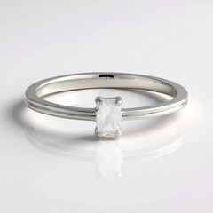 Anello in argento con Petalite