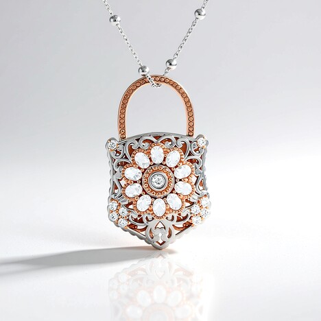 Collana in argento con Granato d’India (Dallas Prince Designs)