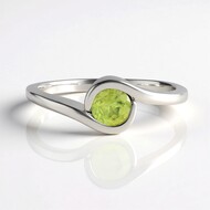Zilveren ring met een Sfeen